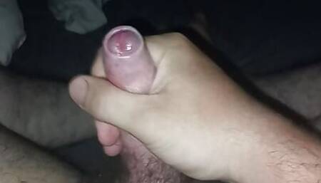 Masterbating with nice cum shot