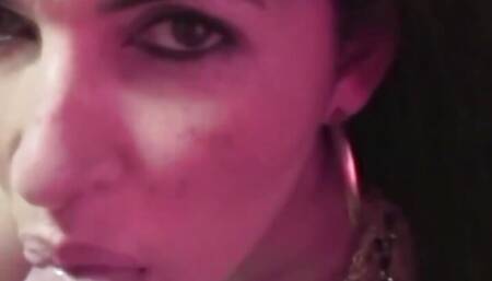 Raunchy housewife wears her naughtiest lingerie when she goes to film the anal group sex