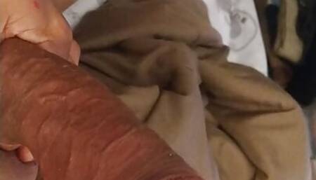 Close up hand job