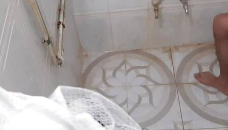 masturbating in shower