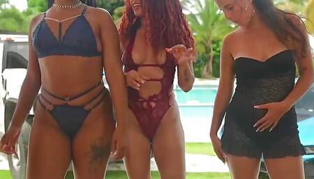 latinas dance with sensual lingerie GGmansion