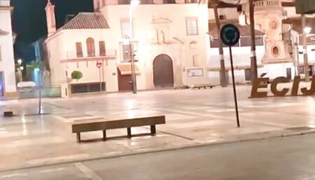 Horny girl fucked in the middle of the street in Ecija - Seville public porn video