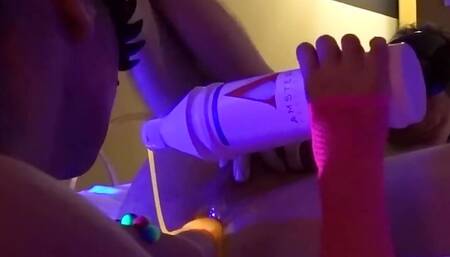 GLOW- FISTING Part 1 preview UV-Light DEEP ANAL PLAY and intense Fisting