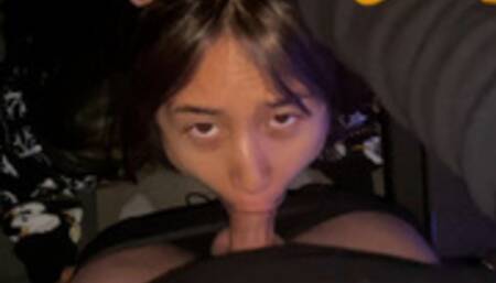 Horny Asian gf wants to get facefucked during garbage time - ISLA SUMMER