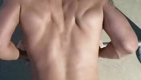 Sexy Straight Studs Back Muscles Workout Montage Fetish