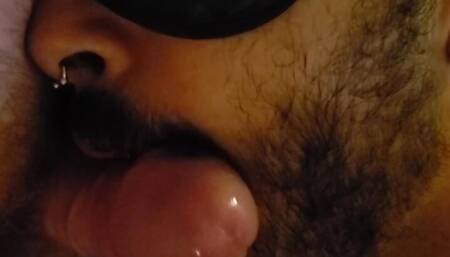 Blindfolded Sub Blows Anon Country Daddy