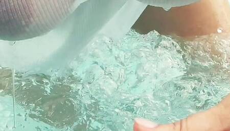 Hottub Huge Tits