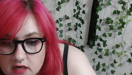 Part 2 July 25th BBW Camgirl Poppy Page Live Show - Glass Toys, Lovense, Hitachi, Big Pussy Lip Play