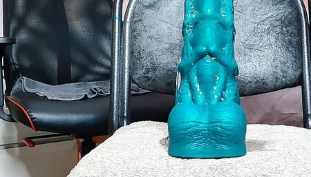Mr. Hankey's anal dildo used to it's full potential