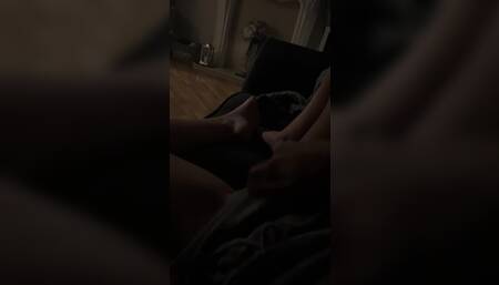 Rubbing My Pussy on Sofa