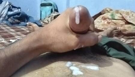 Young boy masturbating lonly
