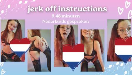 Dutch JOI Jerk off instructions Cum countdown
