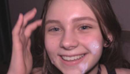 College Cutie Used As A Human Cum Dumpster