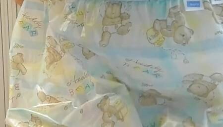 Gummibub Playing in Diaper Pants