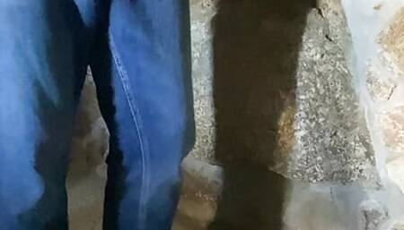 Tied up and cumming out of my jeans!