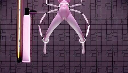 Nana - BDSM DIldo Machine Session (3D HENTAI)