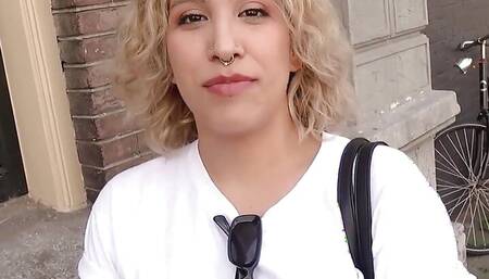 Curvy Young Slut With Big Natural Tits on Real POV Date