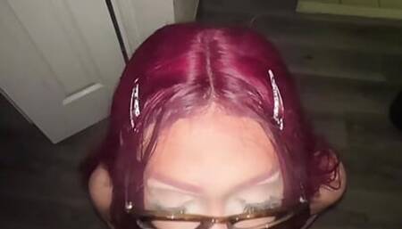 Sucking a married BBC before the gym.