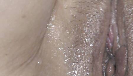 Cheatingbritwifes trembling pussy after being fucked by neighbour slut cheating wet shaking  messy orgasm bbw wife squirting