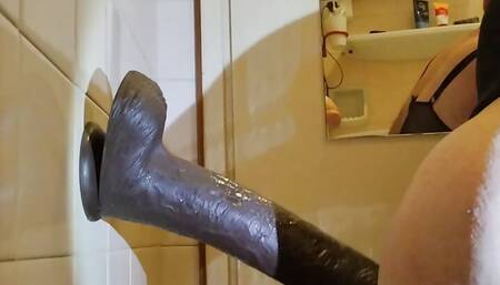 Sissy boy fuck with big dildo