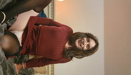 Just looking cute and sucking on a nice dildo