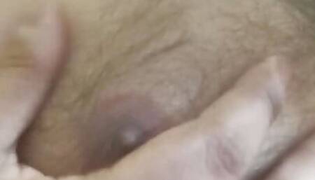 Wanna suck male big boobs juicy nipples!!! Press my hairy big boobies