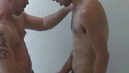 Inked Daddy Blake And Jock Leo Having Mutual Anal Breeding