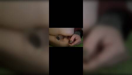 Double Penetration Dildo horny alone at home