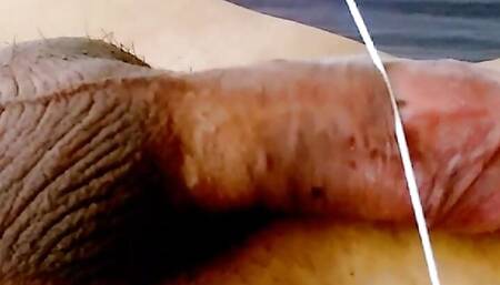 Hands-free edging big load using only a string closeup