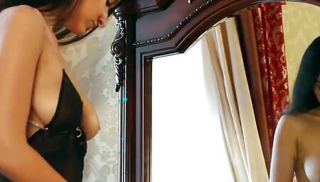 Masha Is a Gorgeous Tall Brunette Babe with Long Legs