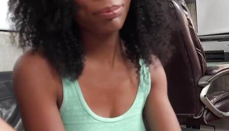 Brand new ebony, Ivory Logan has sex on camera for the first time!