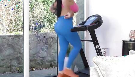 Kitty Marie Gets a Work Out Lesson from Ella Bella
