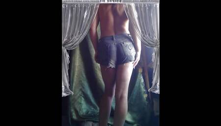 Ass sissy tease naked smooth version pt II