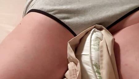 Still not your vibe, but i'm a little closer _ pillow humpin with butt angle