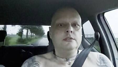 gay slave driving naked in public