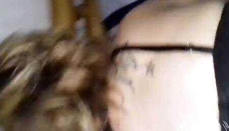 Ass in doggy ANAL