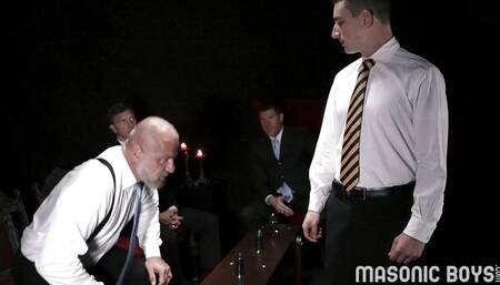 MasonicBoys Sexy suited DILFs seduce and bareback jock
