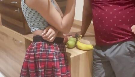 Fruit Seller Fucks Beautiful Girl