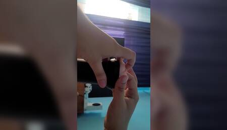 Jerking off with a fleshlight