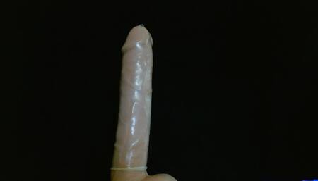 20cm Dildo goes down in my throat