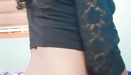 Indian sissy shows her fucking skill