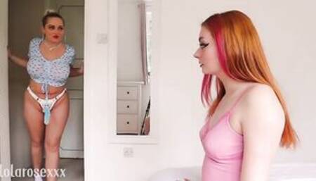 Lana Wolf, Lolarosexxx & Lana Harding – Mom Punishes Me With Strap On & Sister Steals Your Girlfriend