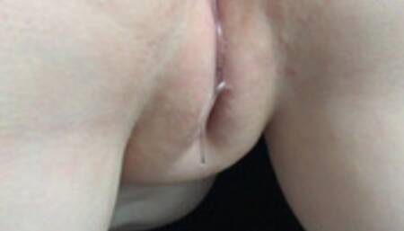 Cute Little Wet Dripping Pussy