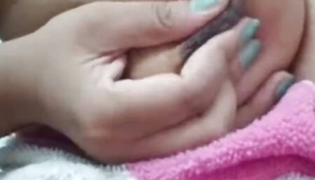Hot And Romantic Girl Solo fingering And Masturbation
