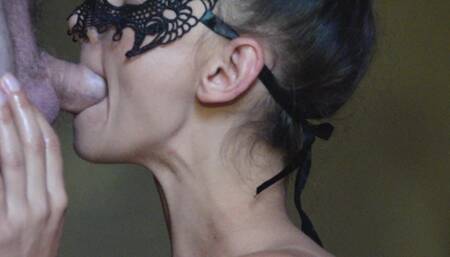 He Sucks the Cock up to His Throat and Leaves Saliva