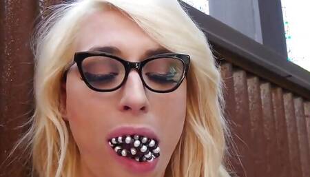 Holly Parker Drinks Her Cum