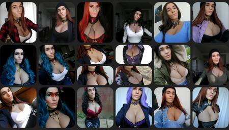 Crossdresser Alaina Sanchez compilation 2023 pt.1