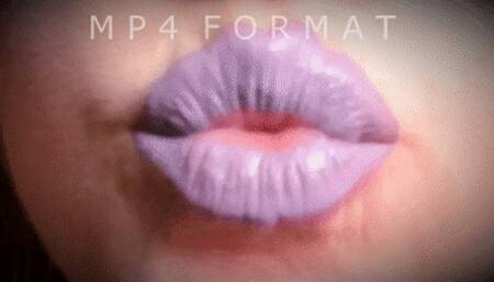 Light Pink Lip Licks and Sniffs (HD) MP4