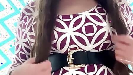 Masturbating in stockings