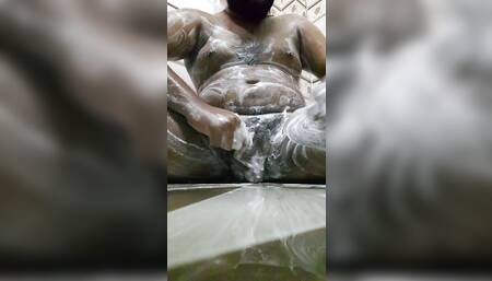Indian small cock bath